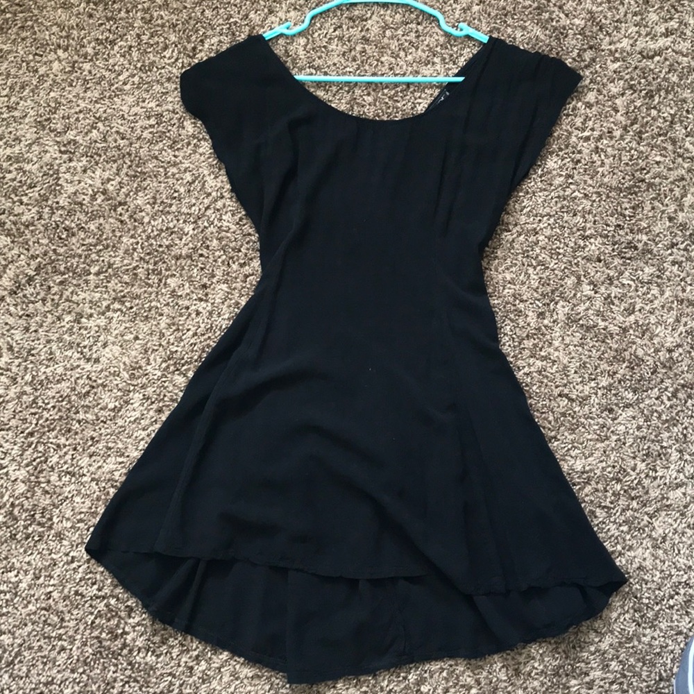 Cute little black dress with a fun back